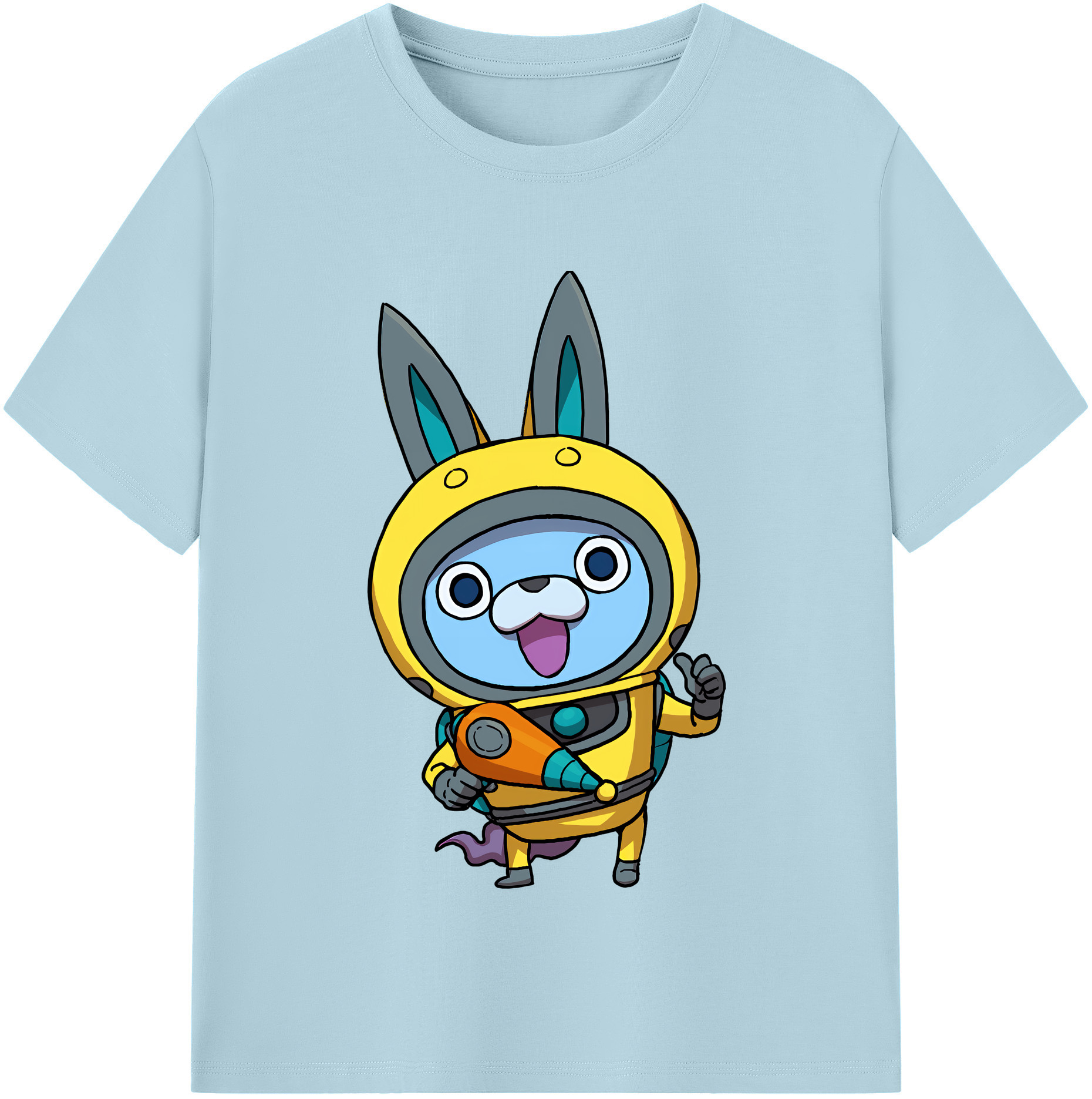 （画像用） 妖怪ウォッチ Yo-kai Watch 綿100％半袖Tシャツ（フロントプリント）